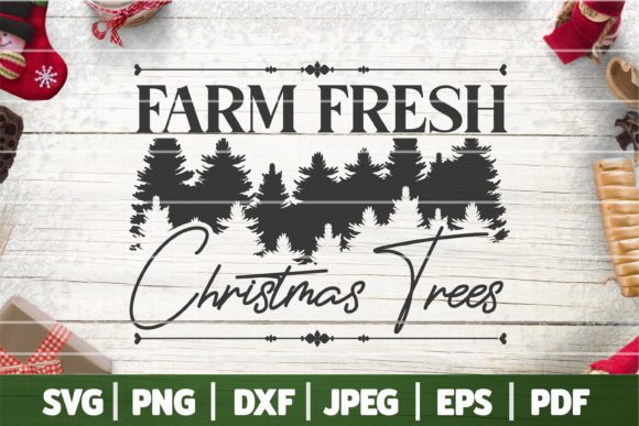 Farm Fresh Christmas Tree SVG, Christma