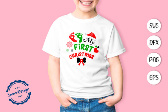 My First Christmas SVG Cut File