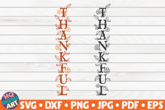 Thankful Porch Sign SVG